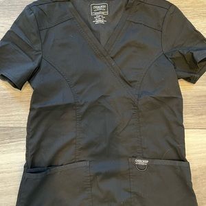 Grey scrub top